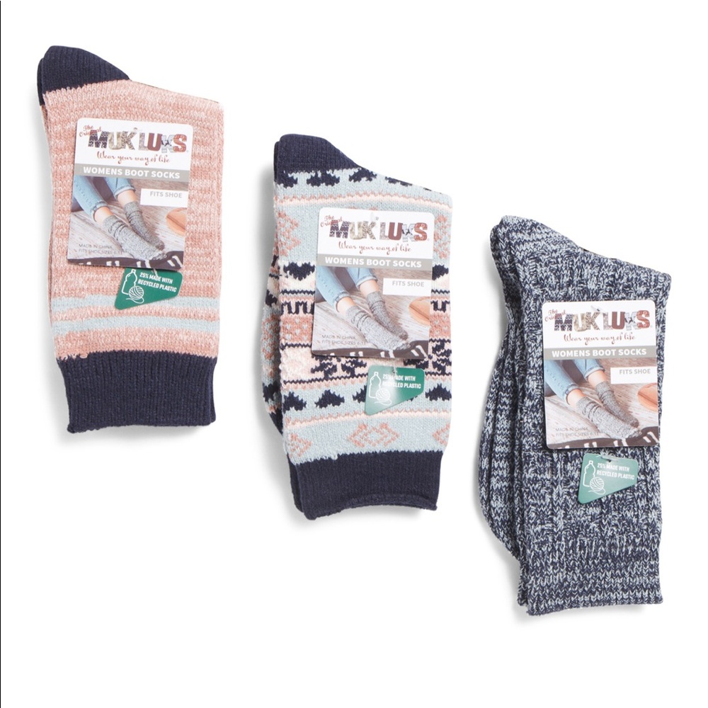 MUK LUKS boot socks